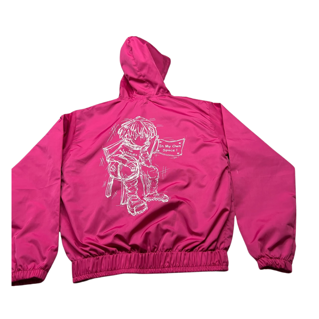 'IN MY OWN SPACE' Track Suit [Magenta]