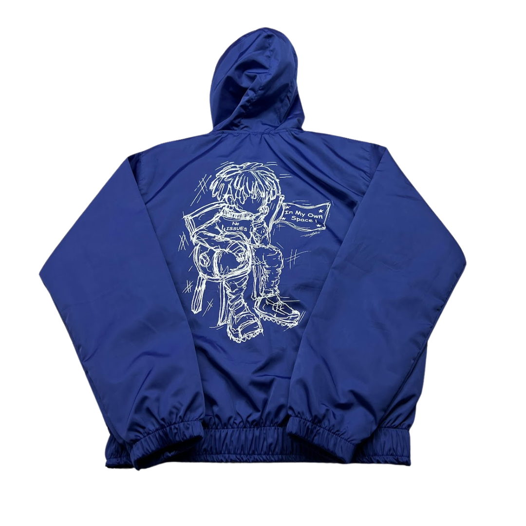 'IN MY OWN SPACE' Track Suit [Blue]